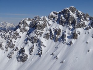 Pointe Chalune et ses couloirs