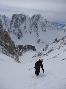 Les droites et la Verte depuis l'Aiguille d'Argentière
