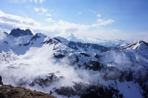 Vue de la Dent d'Oche