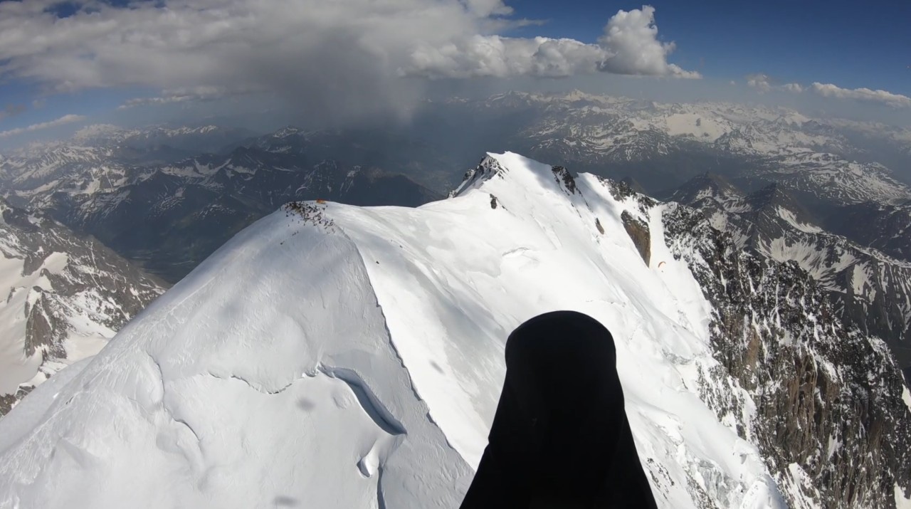 Le Mont Blanc en Parapente – 4887m max – 062019