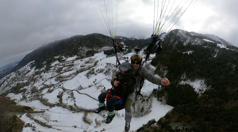 Vol Tandem et Neige avec Esteban – 122020
