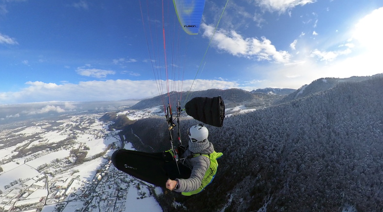 Sun, Flight and Snow – Orcier – 122020