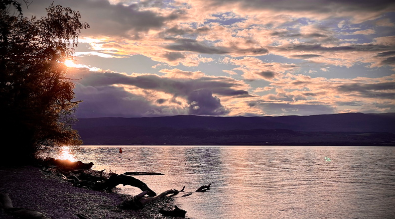 Coucher de Soleil sur le Delta de la Dranse – 052021