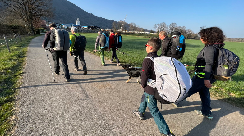 Rando Vol Orcier en famille avec les copains – 032022