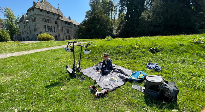 Petites balades en famille – Esteban, Câline et Papa – 042022