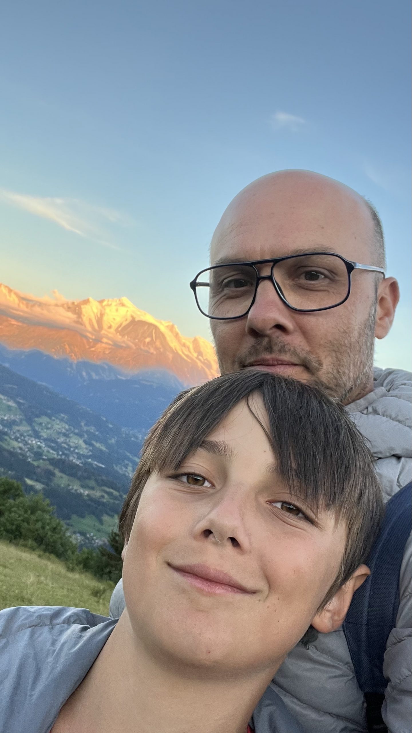 Les feux de Cordon face au Mont Blanc – vol biv – 072022