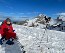 1ère Sortie Ski Rando pour Esteban – Pointe de Pelluaz – 122022