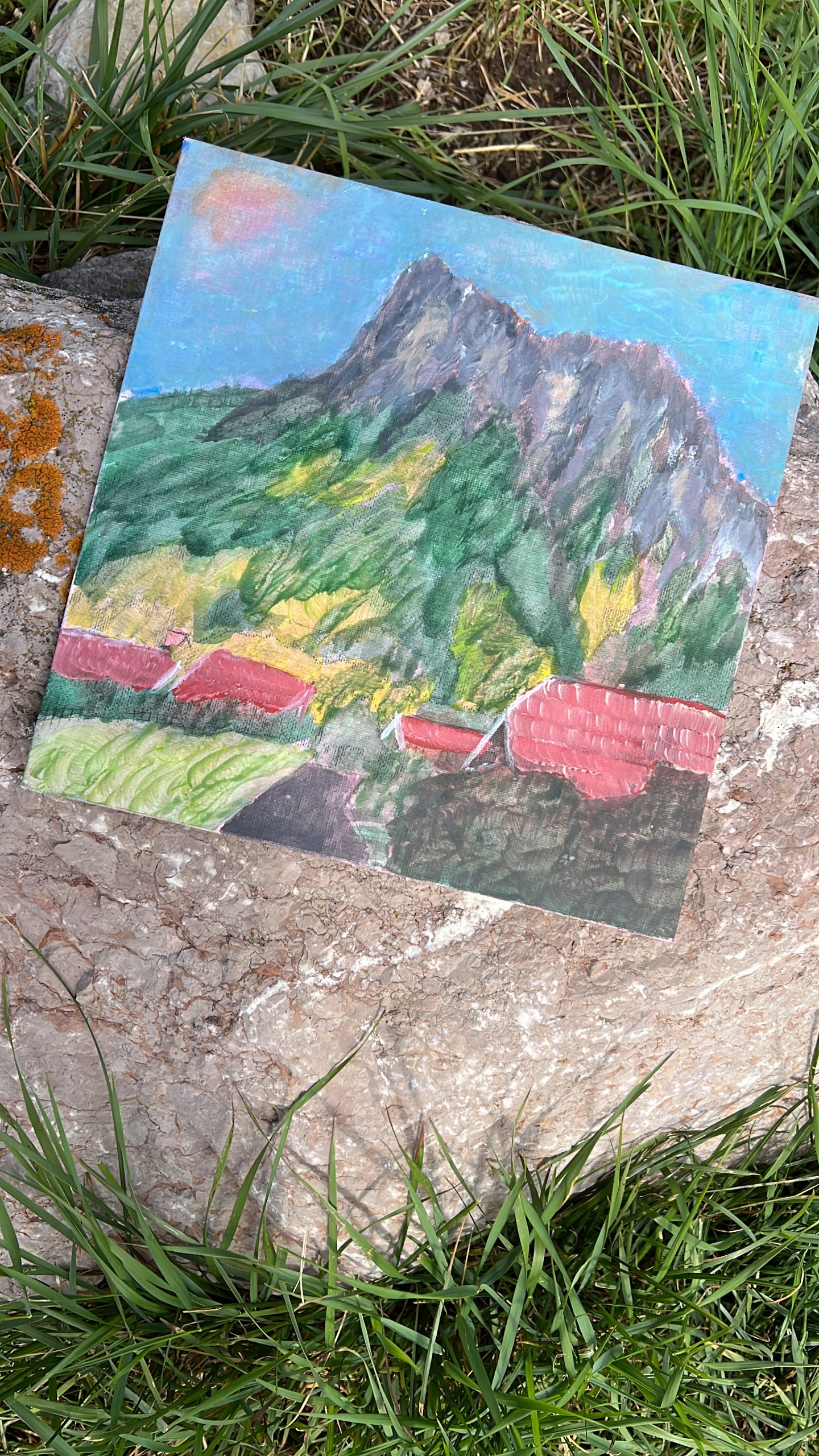 Peinture acrylique – Bernex – 072023