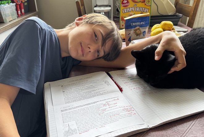 Devoirs avec Caline – 042025