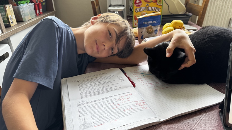 Devoirs avec Caline – 042025
